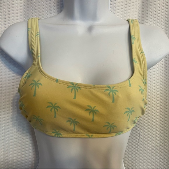 Stoney Clover Palm Tree Print Bikini Size Small - Picture 3 of 8